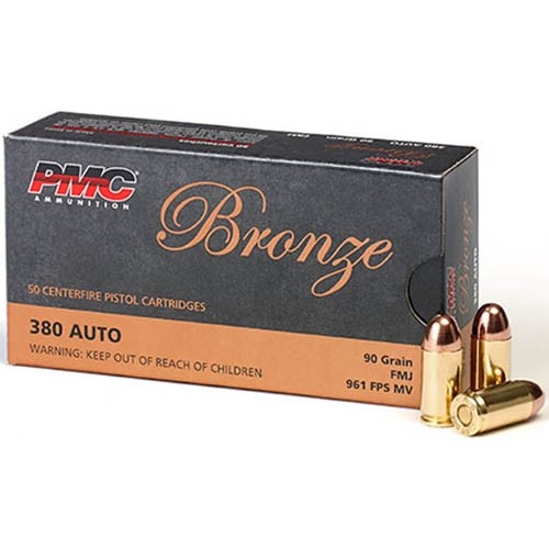 PMC 380 Auto Ammunition 90 Grain FMJ | Trigger Therapy | Ammunition